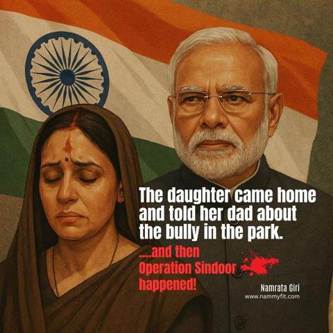 Namrata Giri_Blog_The name "Operation Sindoor" pays tribute to the 26 women widowed in the Pahalgam terror attack of April 22, a religiously motivated act of brutality that took the lives of their husbands. Only Prime Minister Narendra Modi could have named a mission with such deep meaning and purpose. It wasn’t Operation Revenge. It wasn’t Operation Vengeance. It was Operation Sindoor, a mark of dignity, love, and quiet strength.