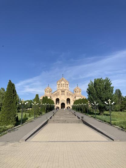 photo of the Cathedral of St. Gregory the Illuminator in Yerevan, Armenia.