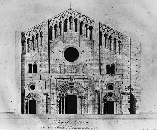 Disegno della stessa facciata descritta nel post precedente.

Da un disegno presso il Collegio Borromeo.
Foto Chiolini PV 1955
