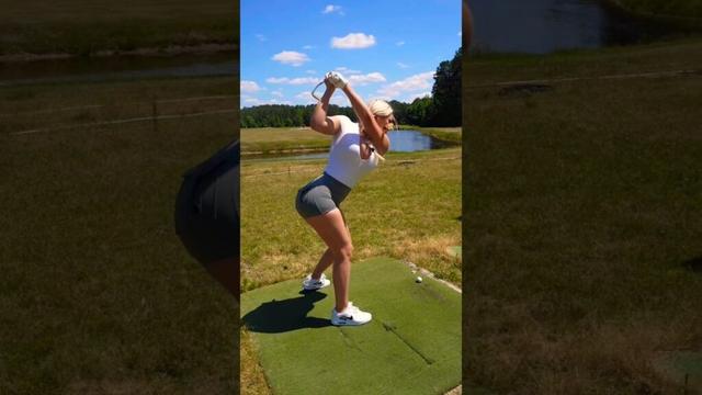 Amazing Golf Swing you need to see | Golf Girl awesome swing |