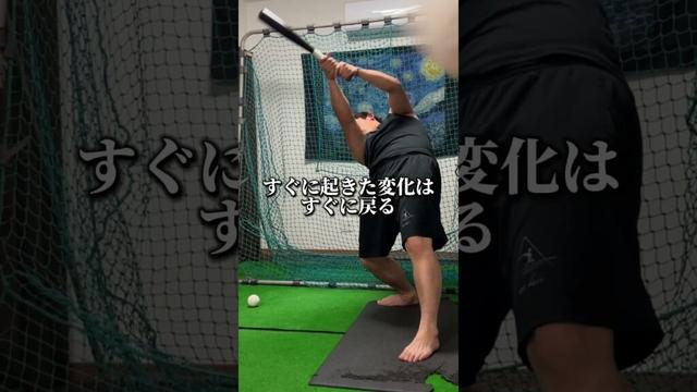 少しずつ根を張ってじっくり成長する  #shorts #baseball #野球 #batting #バッティング #野球のミカタ #打撃探究部屋