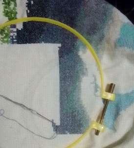 image of a cross stitch pattern in progress