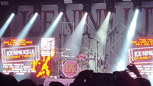 ice nine kills stage at the rave in milwaukee