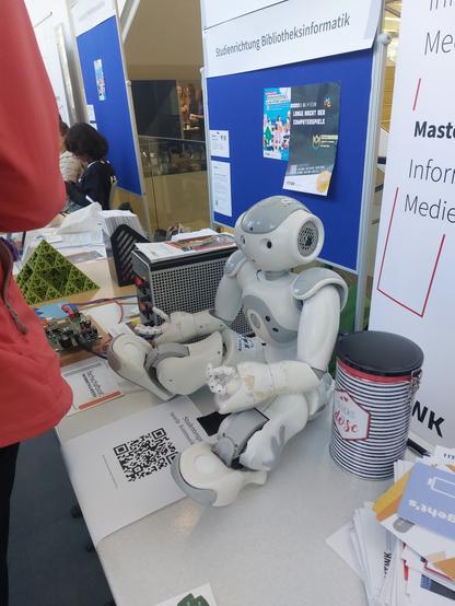 Ein Teammitglied der HTWK Robots