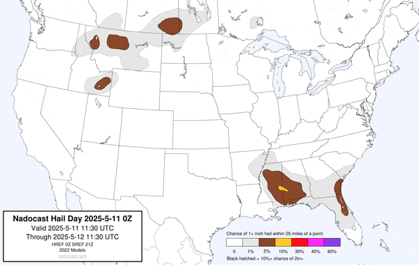 0z Day #Hail Forecast
