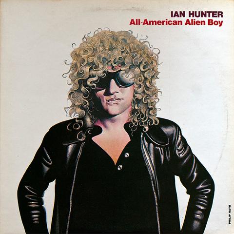 Album cover art for "All-American Alien Boy" by Ian Hunter