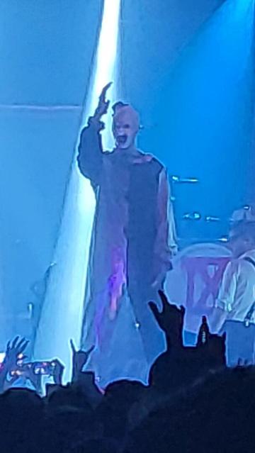 art the clown on stage
