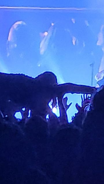 crowd surfing