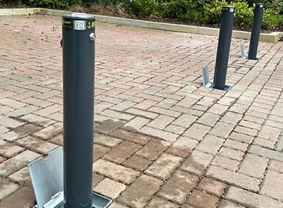 Parking safety bollards