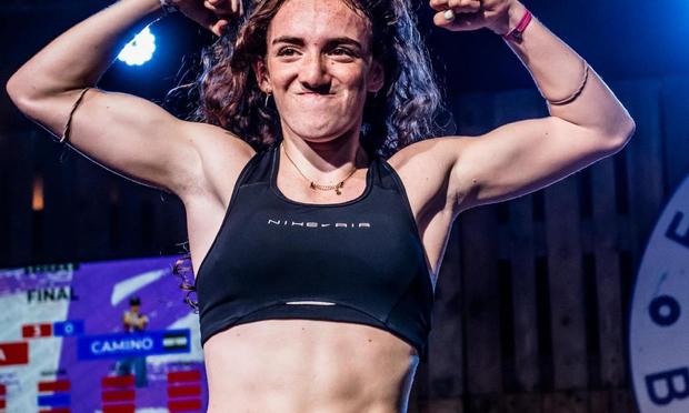Lola Martínez, 'The Warrior Princess', durante una competición de Red Bull BC One. (Red Bull)