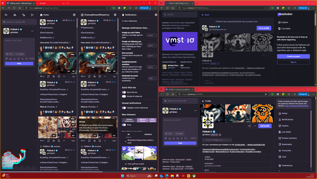 #WhateverHappenedTo: #vmst.io... Let's #CompareAndContrast...

#OhYeah... 

•	#ShadowBan(s); 
•	#ReplyGuys;
•	#Fakebook / #RedditPosts #CopyPasta; 
•	#TheLoss of over 65% of #ITs #ActiveMembers;
•	#SubstandardDaryls; and,
•	#EMailScammers... 

#JustLikeBlahBlahBlah...

#TheFediverse "deserves" #BetterDaryls...

And, #TheFediverseRemembers

#TrueStory... #StillTrue™️
