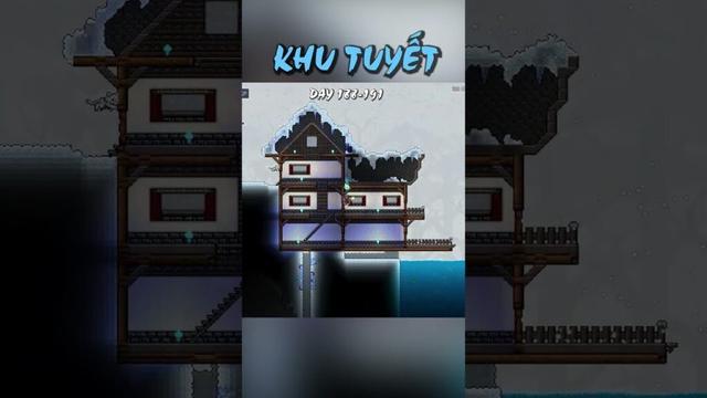 Các bước xây nhà tuyết trong #terraria