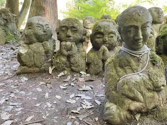 More stone arhats, looking so real