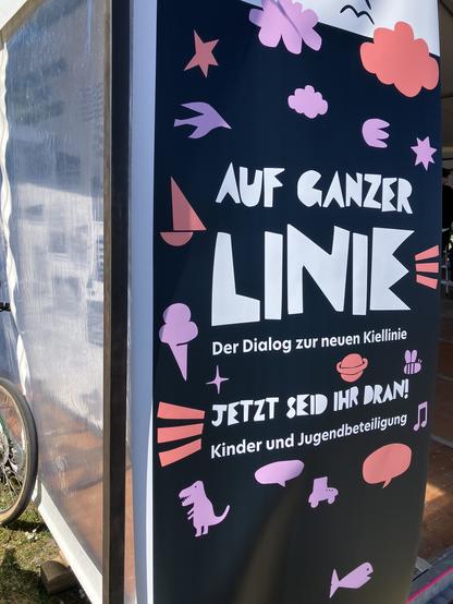 Plakat: AUF GANZER LINie - Der Dialog zur neuen Kiellinie