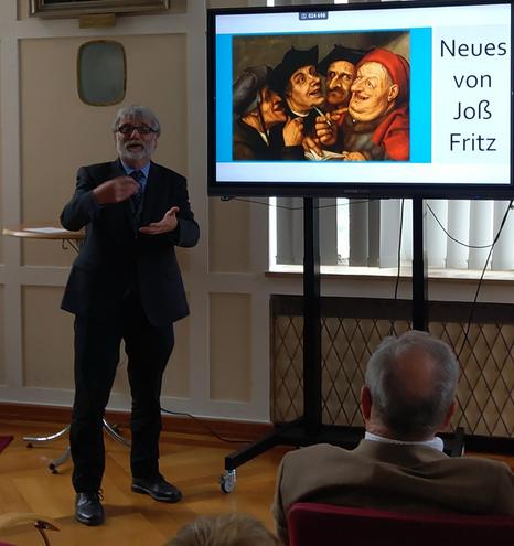 Der Autor Thomas Adam in Aktion