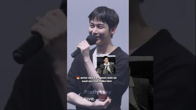Sunoo told why he cut his hair short  #enhypen #sunoo #sunghoon #jungwon #heeseung#engene#prettyksky