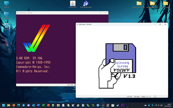 Windows 11... running my Amiga emulators.