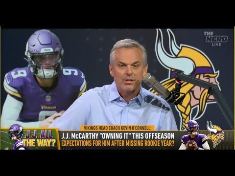 THE HERD | Colin Cowherd CONCERNED Minnesota Vikings Will STRUGGLE With J.J. McCarthy | NFL