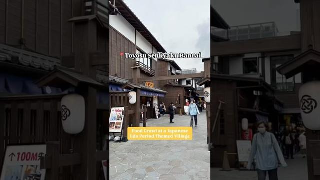 Japanese Street Food at an Edo Period Themed Village #shorts