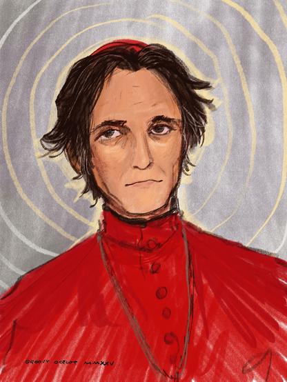 Portrait of Vincent Benítez, from Cónclave 2024.
