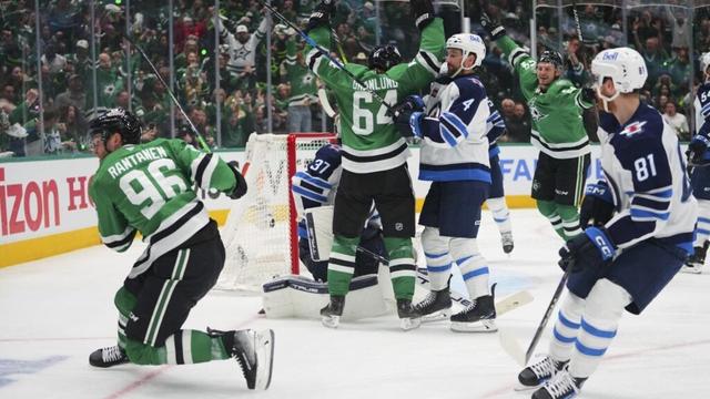 Dallas Stars score without Mikko Rantanen getting a point, ending record streak at 13 goals in a row