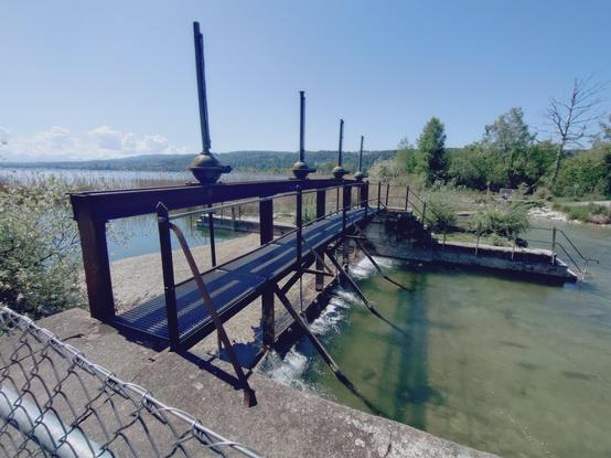 Ausflussbauwerk am Greifensee