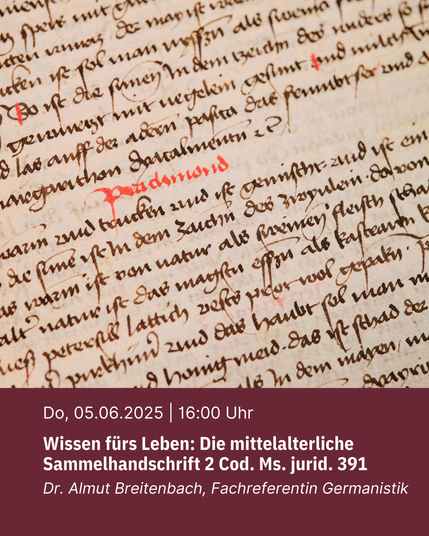Mittelalterliche Handschrift, Ausschnitt, Überschrift Prachtmond