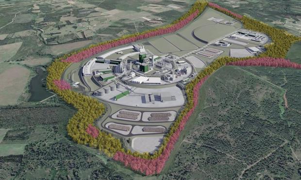Proyecto 'Gama', que planea Altri para Palas de Rei (Lugo). (Greenfiber)