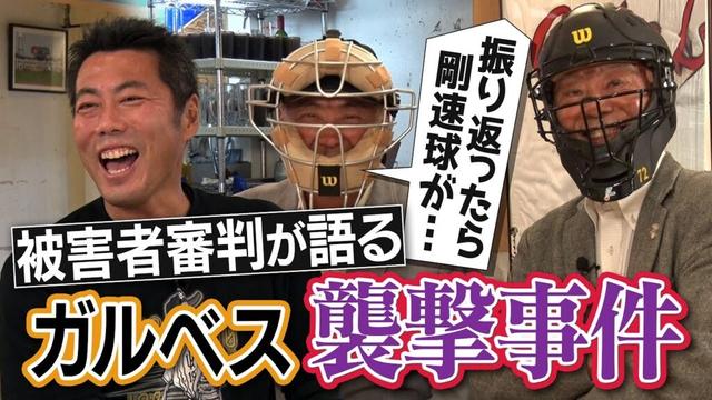 推定170km!?ガルベス審判投げつけ事件の被害者激白「OBに文句言われ…」星野軍団に襲われ骨折!?抗議がしつこすぎる監督!?審判が退場させたくない笑撃理由!?伝説の審判が語る怖すぎ事件簿【①/４】