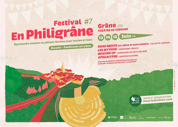 L’affiche du festival en Philigrâne