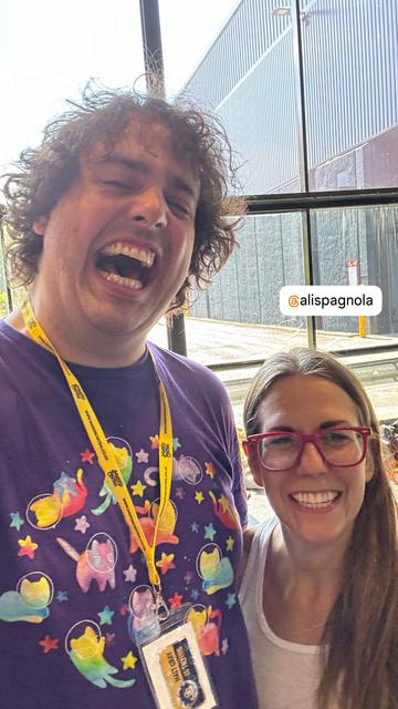 Me and Ali Spagnola at last years makers central