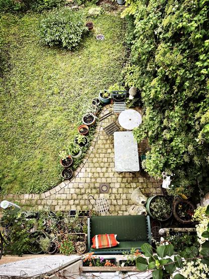 Terrasse en forme de piano