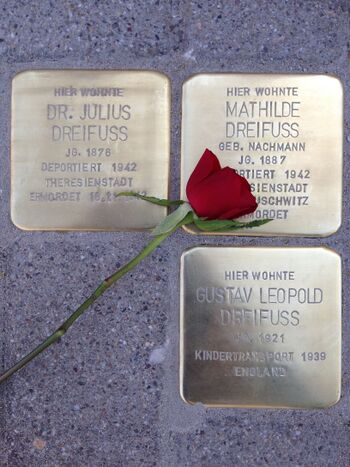 Foto: Stolpersteine in Bruchsal (Aufnahme: Jörg Friedmann)