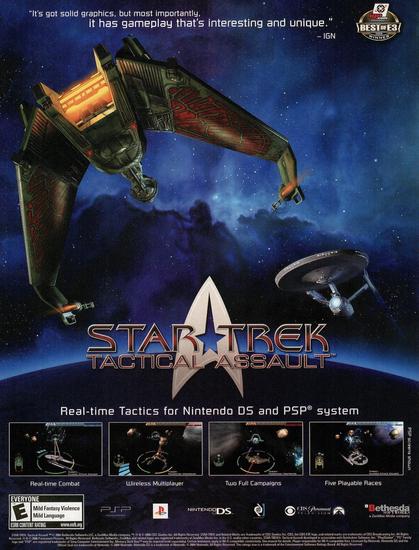 Star Trek Tactical Assault Magazine Ad (2006)