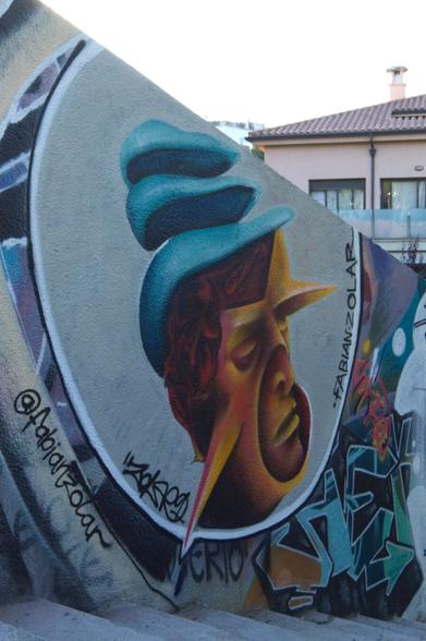 graffiti character by fabian zolar graffitiartist art streetart street art sabadell graffiti graffitiart artist face portrait