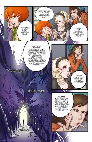 Comicpage 04 - The Origin Story Vol 1 - Beyond the forest