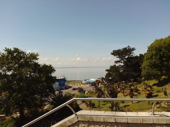 View out across the Thames estuary from this morning's shopping trip