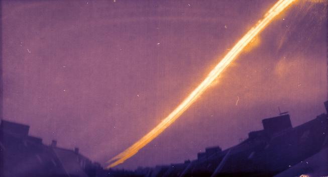 Solargraphy with a pinhole camera directly on photosensitive paper