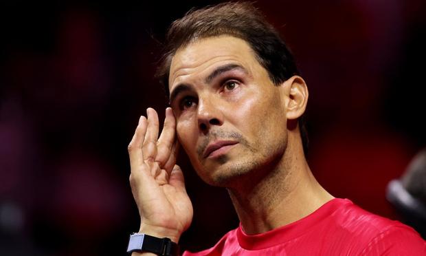Rafa Nadal tras su último partido como tenista, en la Copa Davis. (Getty Images for ITF)