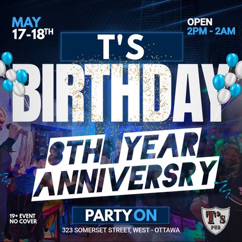 🎉 T's Weekly Events + Anniversary Bash!

Wednesday @ 9 PM – T’s Talent Show with host Bianca Allen

Thursday @ 8 PM – Treehouse Karaoke with Jolene

Friday @ 9 PM – #TGIF Drag Night with Shea D. Ladie

Friday @ 11 PM – Dance Party with music by Zabella

Saturday @ 2 PM – T’s Anniversary Party – All Day Fun!

Saturday @ 8 PM – BLUF Leather Social

Saturday @ 9 PM – Fetish Gear Night + Zabella on the decks