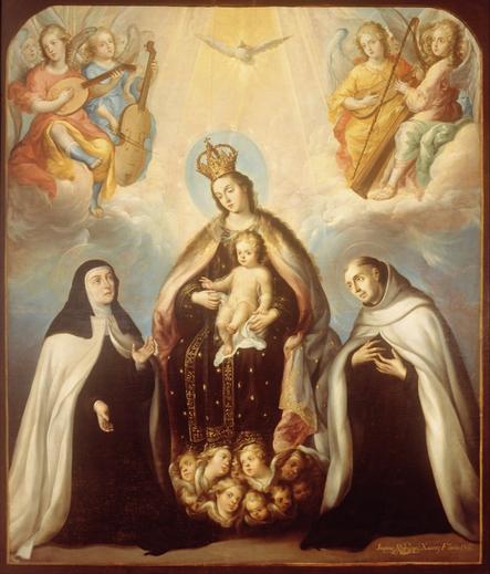 Juan_Rodríguez_Juárez_-_The_Virgin_of_the_Carmen_with_Saint_Theresa_and_Saint_John_of_the_Cross_-_Google_Art_Project