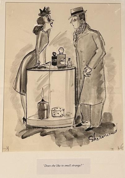 “Does she like to smell strange?”