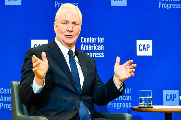 Sen. Chris Van Hollen (D-MD) at Center for American Progress.