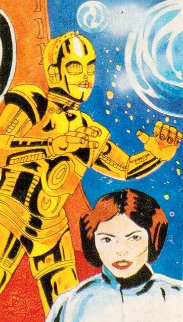 Star Wars - Japanese Menko card art (1977)