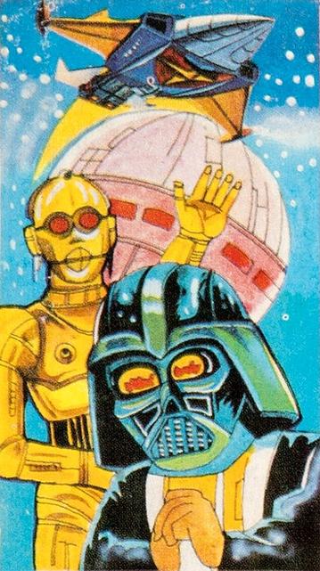 Star Wars - Japanese Menko card art (1977)