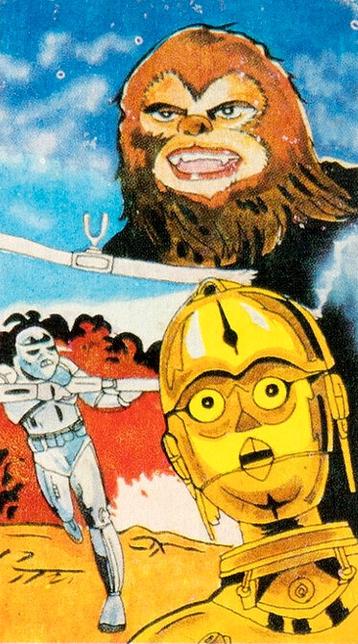 Star Wars - Japanese Menko card art (1977)