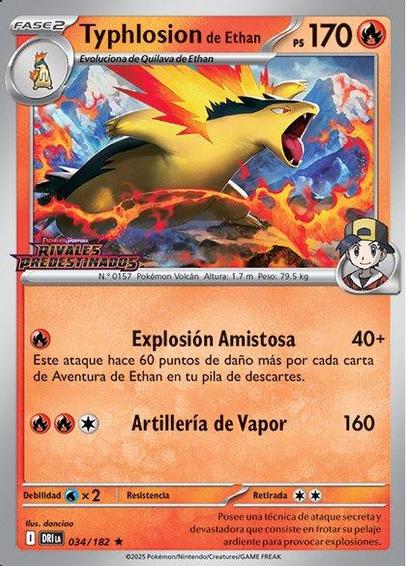 Carta de Typhlosion (la)