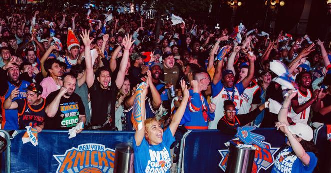 The Knicks Beat the Celtics (Again), and New York City Loves It