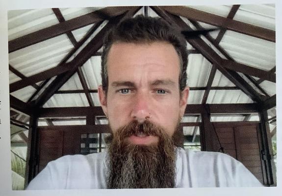 "(Jack) Dorsey adresses Twitter employees from an undisclosed tropical locale to announce his resignation as chief executive and the appointment of Parag Agrawal in November 2021."