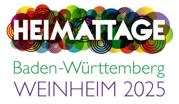 Logo der Heimattage Baden-Württemberg 2025 in Weinheim